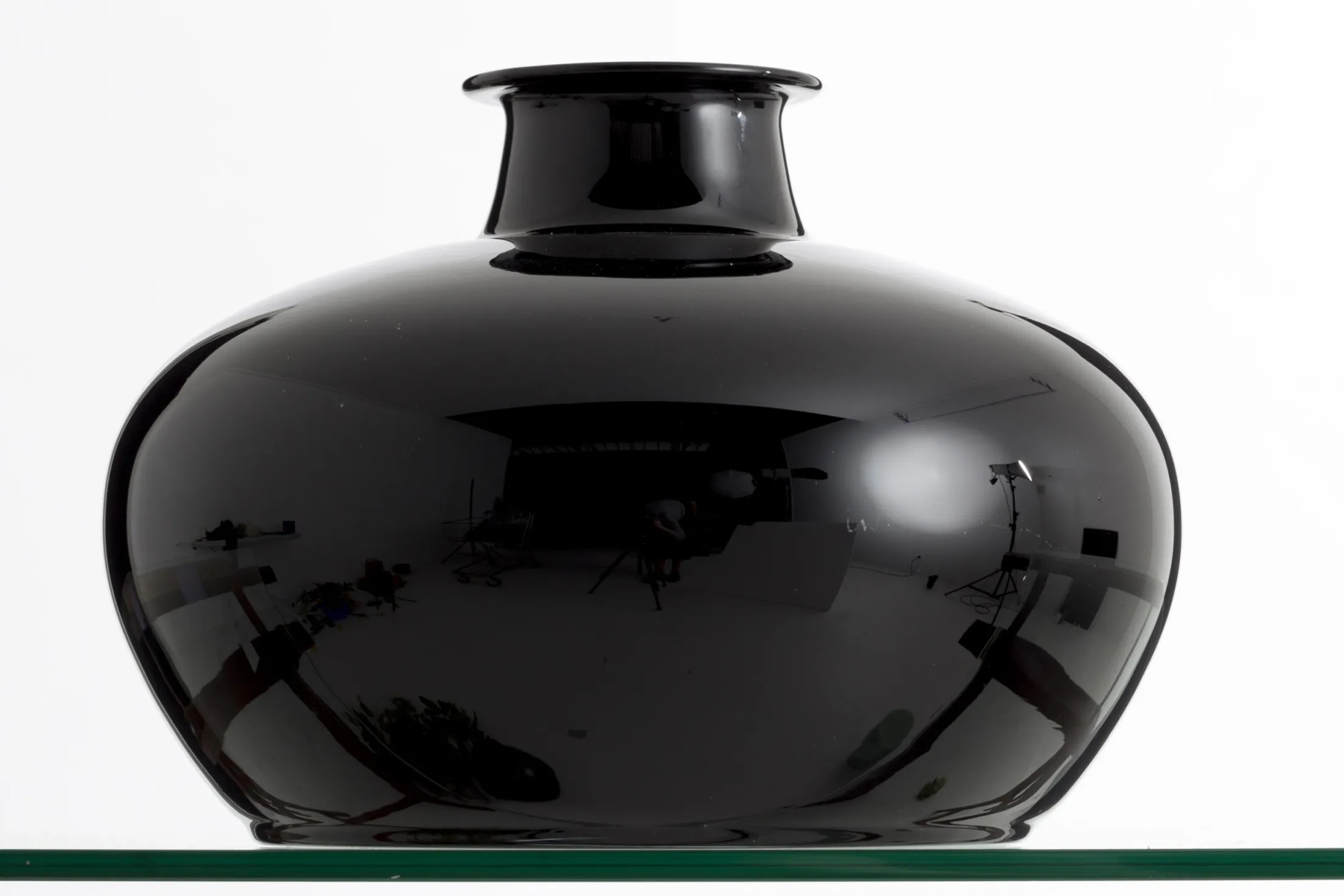 Hot Flamant Chiaz, Vaas, Glas, Zwart