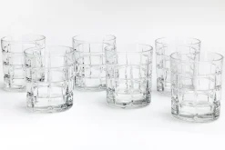 Discount Flamant Chopin, Whiskyglas, Handgeslepen, Set Van 6