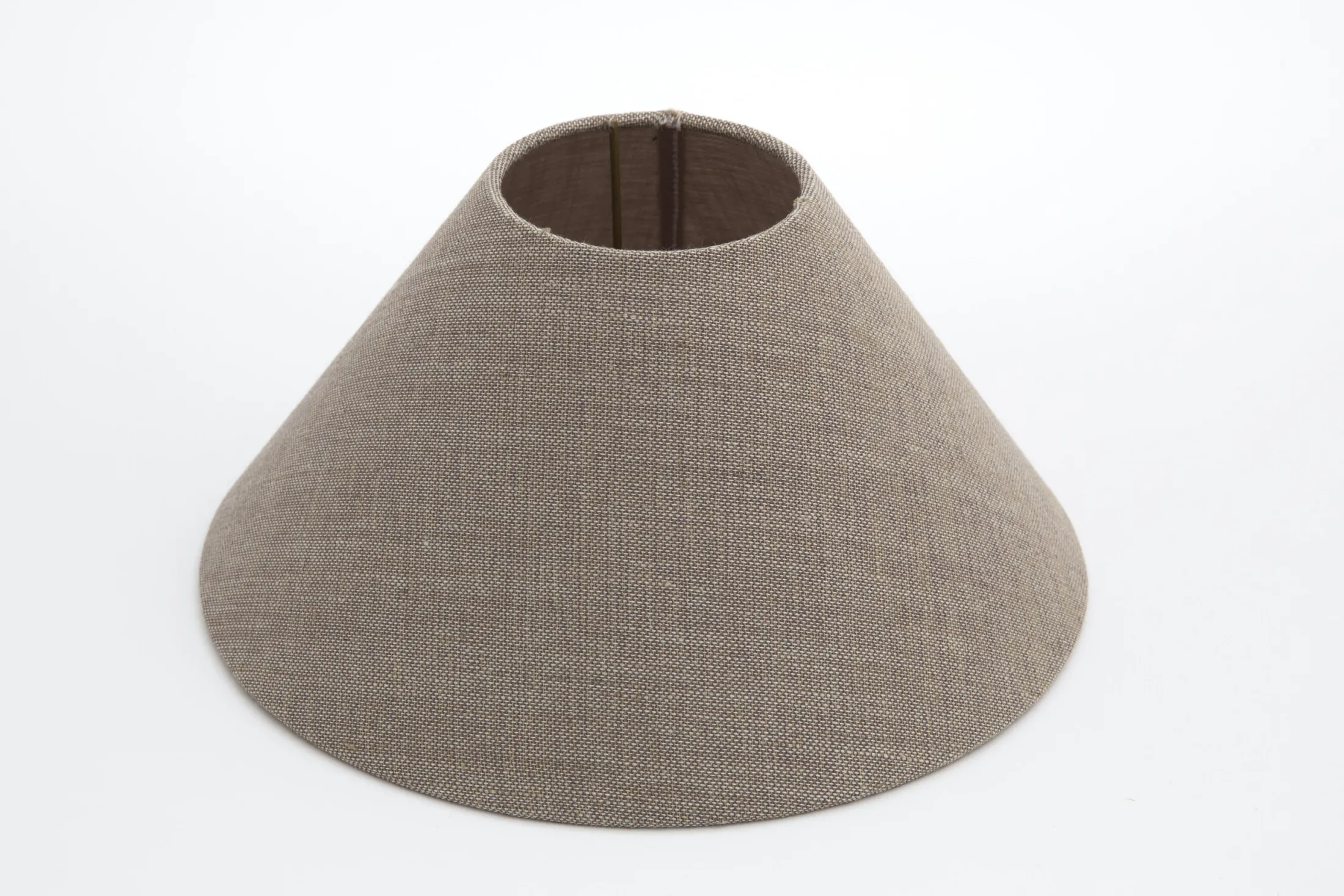Outlet Flamant Circum, Lampenkap, Naturel En Grijs, Conisch, 23 Cm