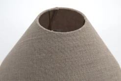 Outlet Flamant Circum, Lampenkap, Naturel En Grijs, Conisch, 23 Cm