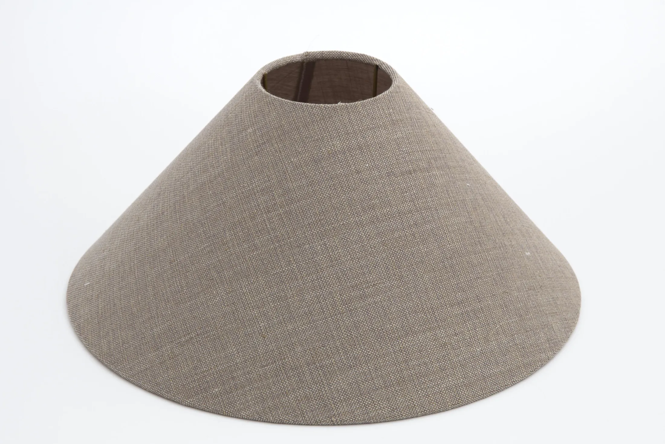 Best Flamant Circum, Lampenkap, Naturel En Grijs, Conisch, 30 Cm