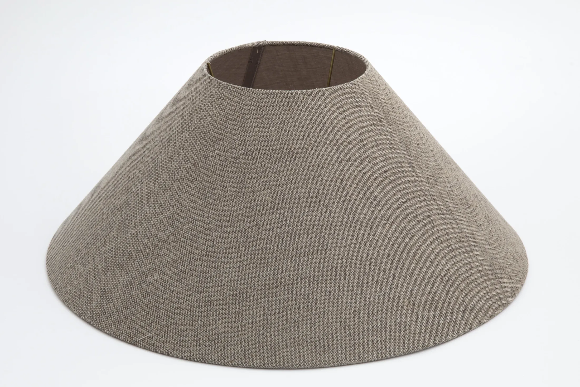 Flamant Circum, Lampenkap, Naturel En Grijs, Conisch, 45 Cm