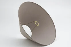 Hot Flamant Circum, Lampenkap, Naturel En Grijs, Conisch, 55 Cm