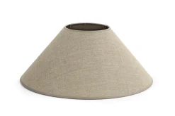 Discount Flamant Circum, Lampenkap, Natuurlijk En Zilver, Conisch, 45 Cm