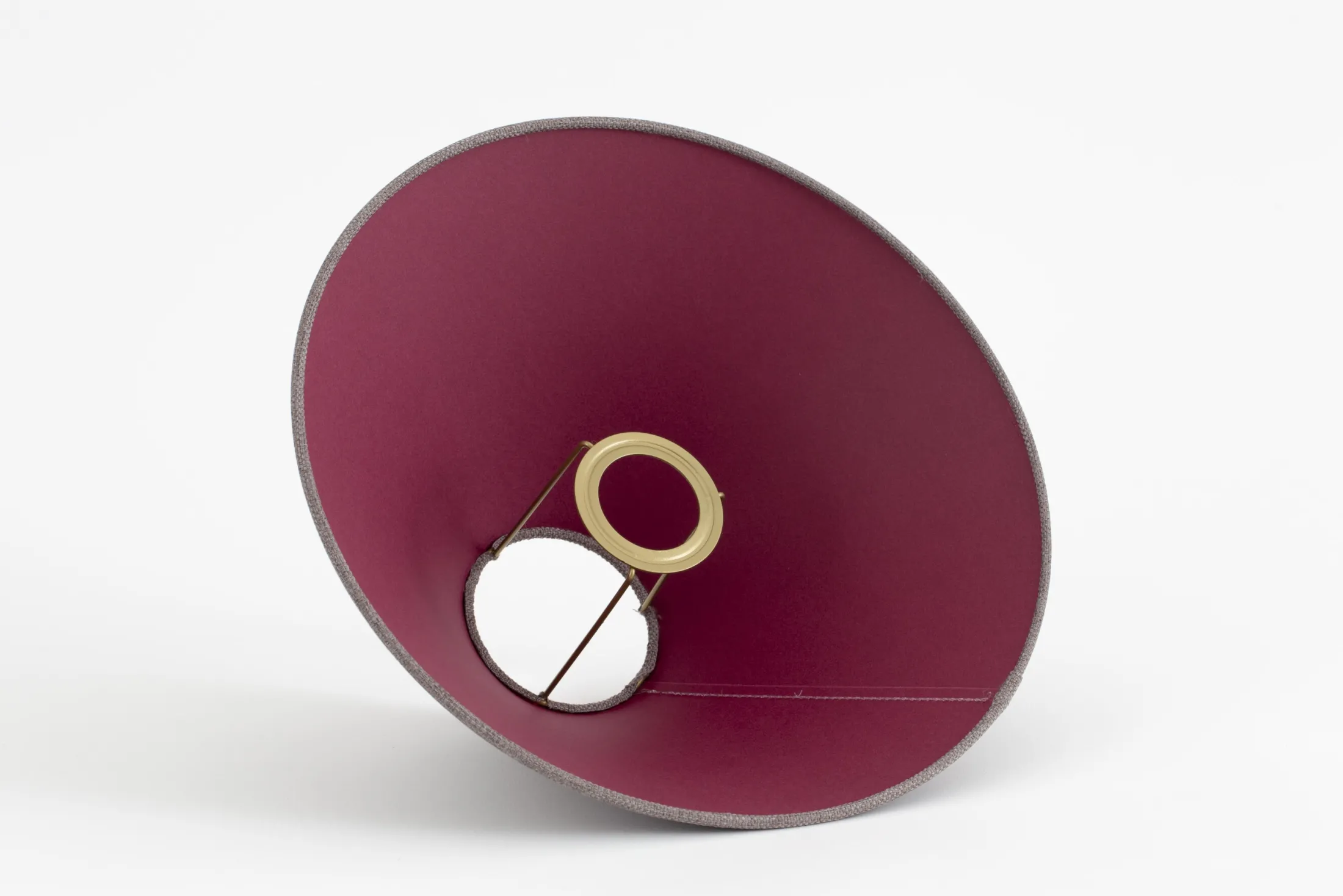 Outlet Flamant Circum, Lampenkap, Paars, Conisch, 30 Cm