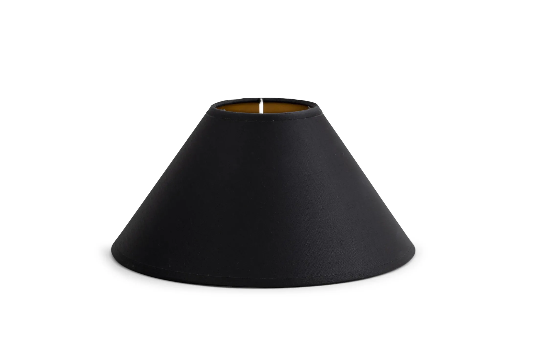 Best Flamant Circum, Lampenkap, Zwart En Goud, Conisch, 23 Cm