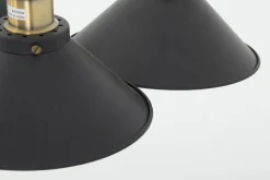 Clearance Flamant Cirino, Hanglamp, Zwart, 3 Lampenkappen
