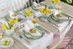 Hot Flamant Claire, Tuinbank, Retro Blauw