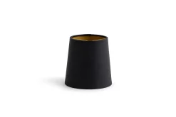 Discount Flamant Clips, Lampenkap, Zwart En Goud, Cilinder, 10 Cm