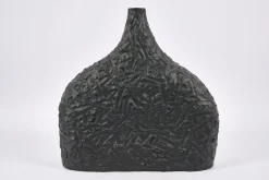 Discount Flamant Corralee, Vaas, Keramiek, Zwart, L