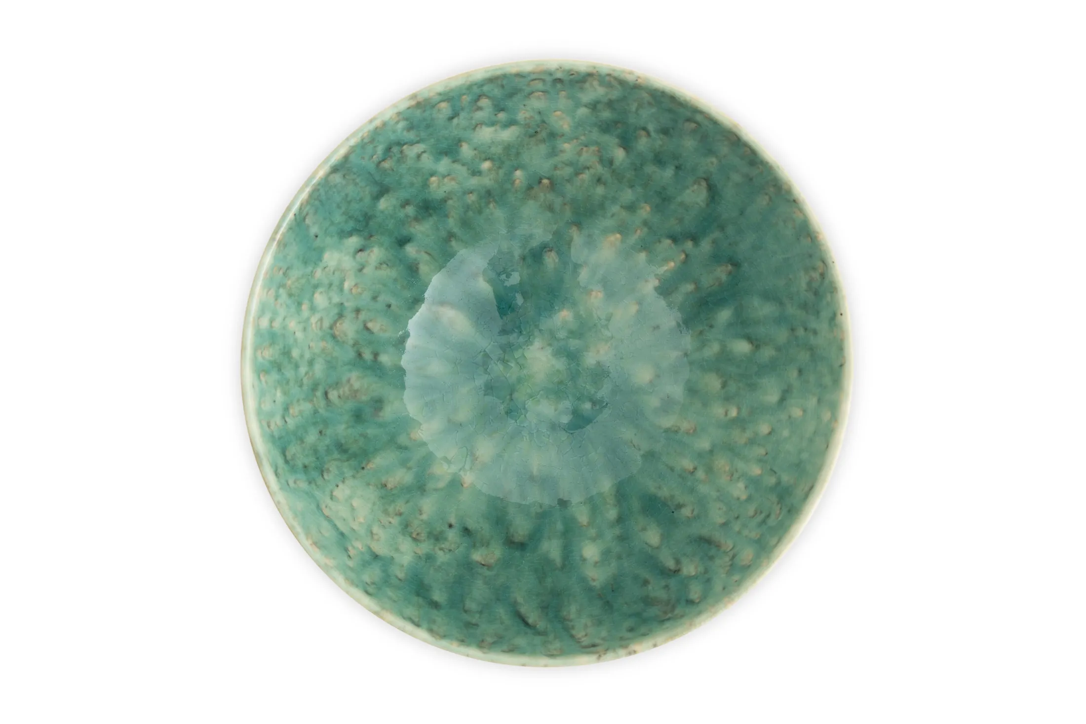 Clearance Flamant Cresta, Serveerschaal, Keramiek, Turkoois, Rond, 24Cm