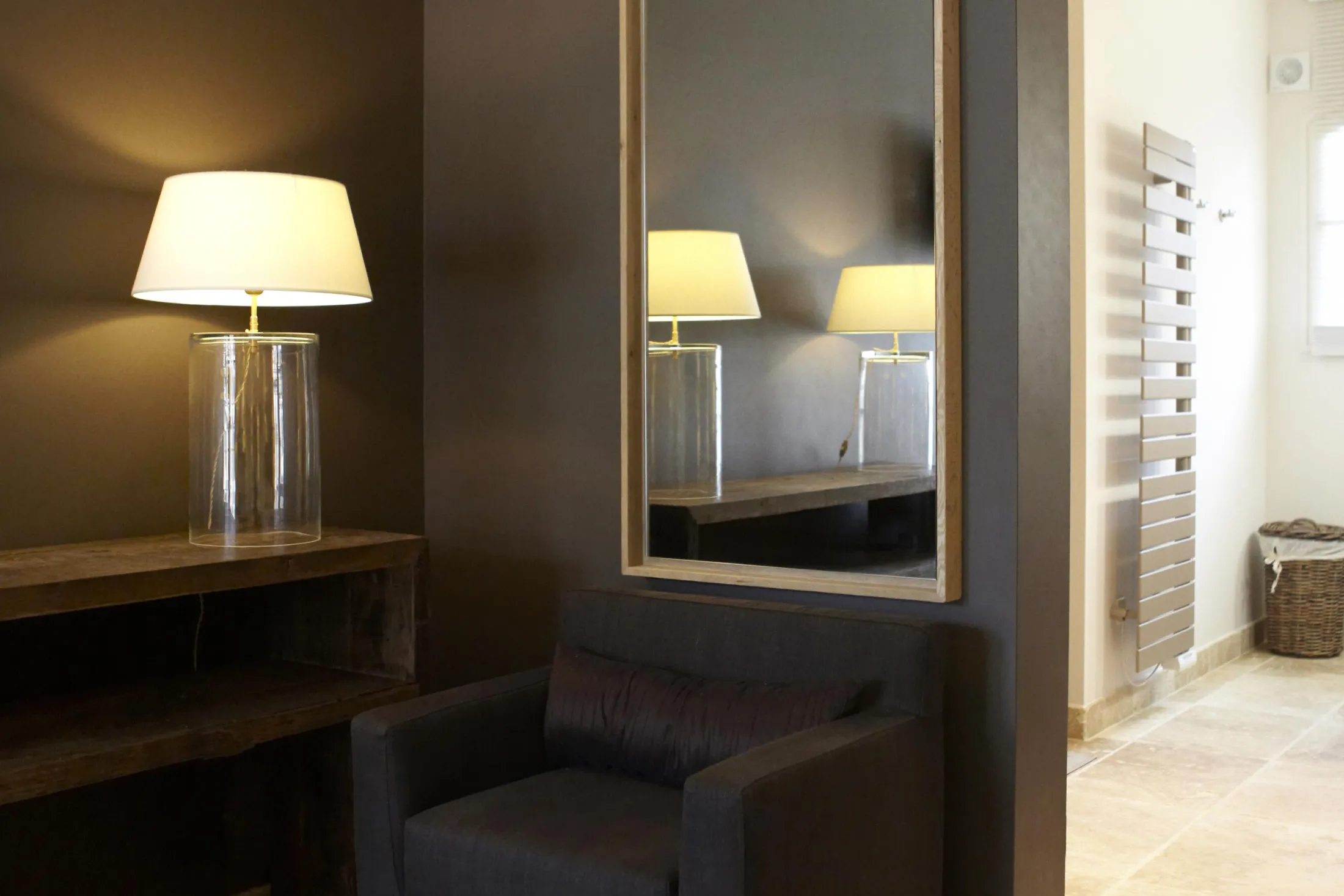 Discount Flamant Cypri, Tafellamp, Glas, L