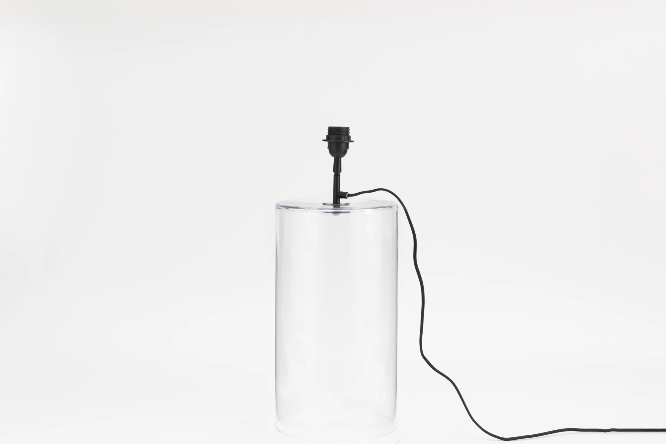 Flamant Cypri, Tafellamp, Glas, Zwart, L