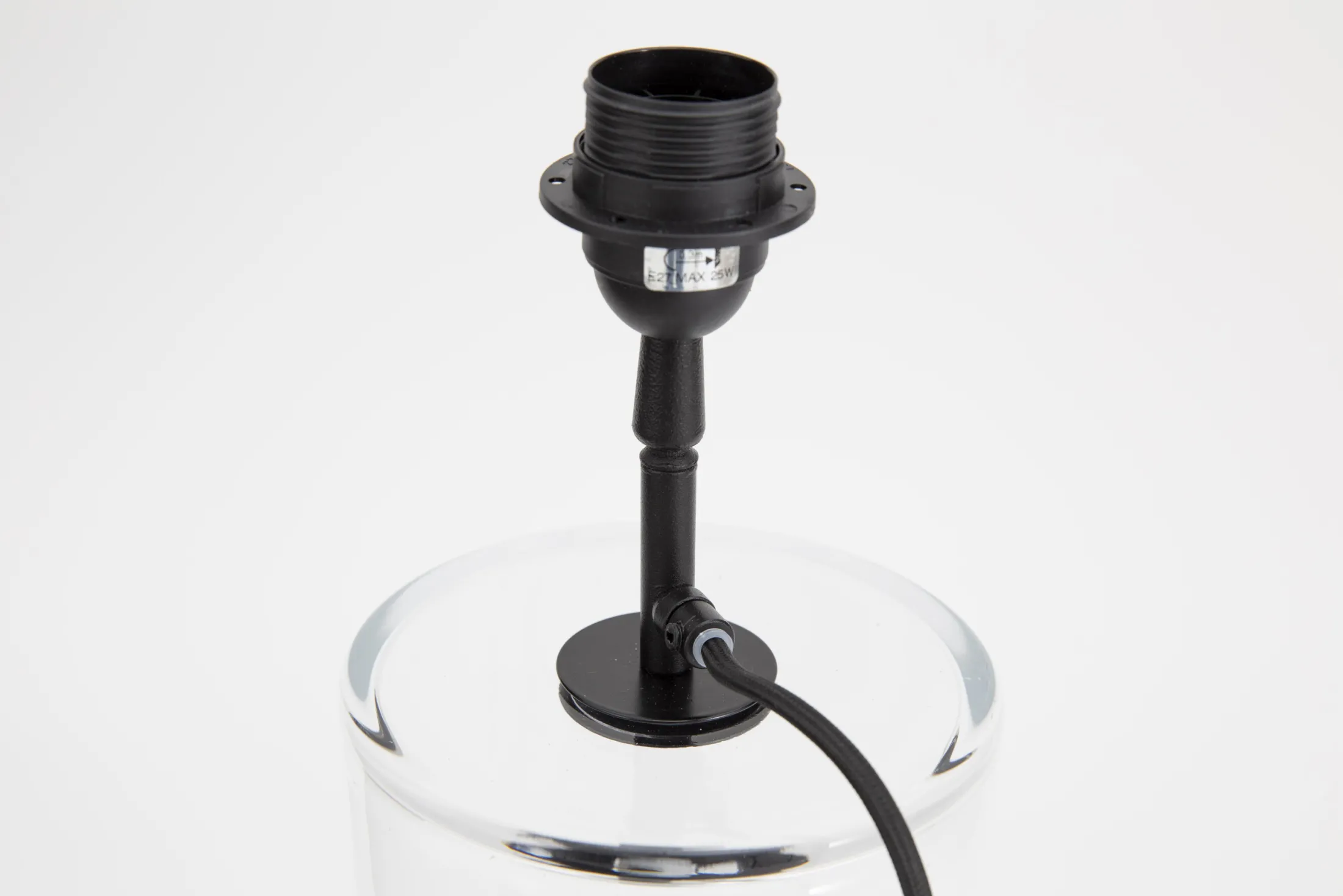 Sale Flamant Cypri, Tafellamp, Glas, Zwart, S