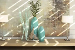 Clearance Flamant Dego, Vaas, Glas, Turkoois, S