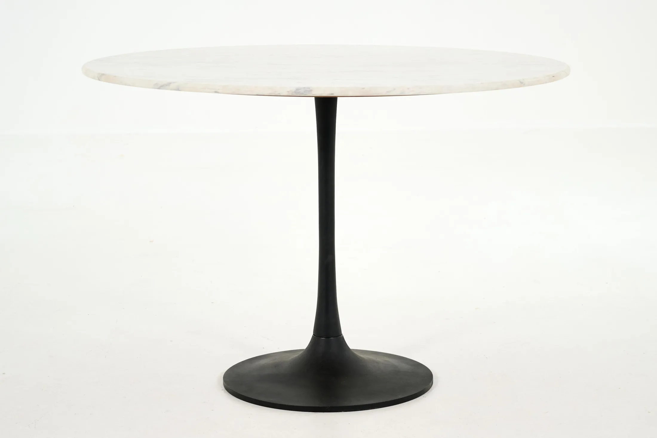 Discount Flamant Fano, Eettafel, Rond, Wit Marmer