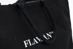 Discount Flamant Tas, Boodschappentas, Jute, Zwart