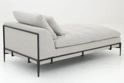 New Flamant Floria, Fauteuil, Natuurlijk Linnen En Zwart Metaal