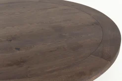 Best Flamant Forino, Eettafel, Gerookt Eiken, Rond, 110 Cm