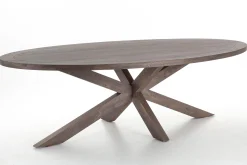 Clearance Flamant Forino, Eettafel, Gerookt Eiken, 264 Cm