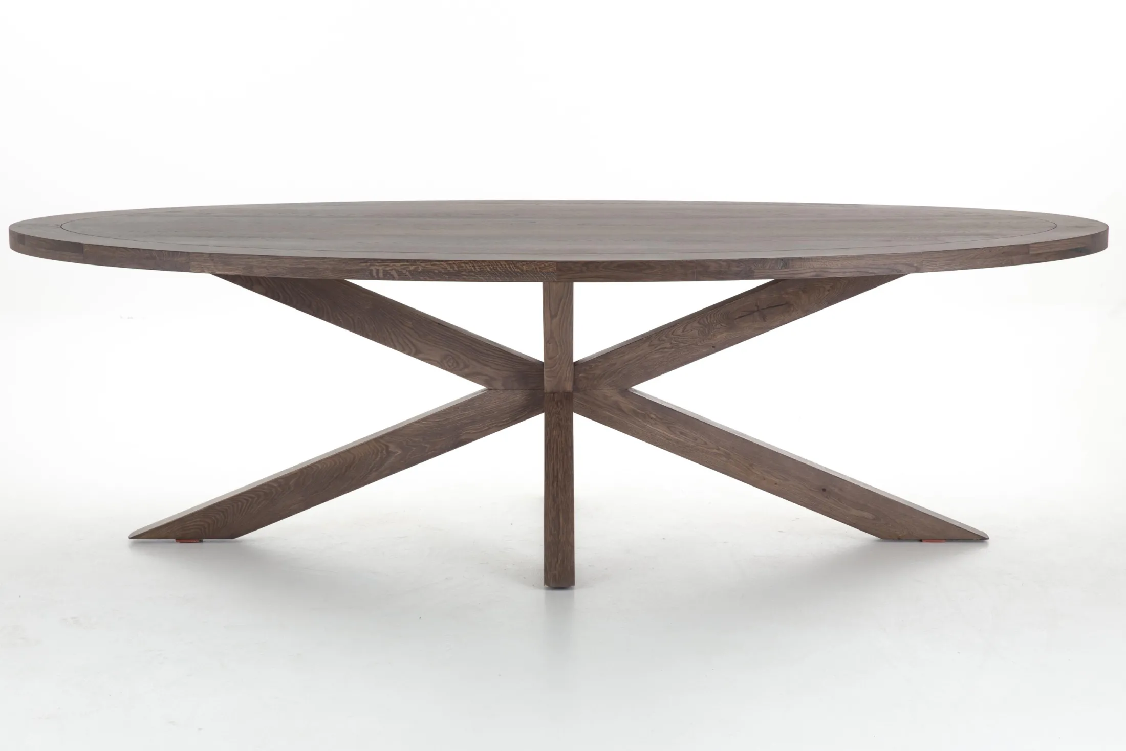 Clearance Flamant Forino, Eettafel, Gerookt Eiken, 264 Cm