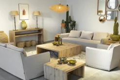Outlet Flamant Gaylyn, Spiegel, Eiken, Rechthoekig, 64X84