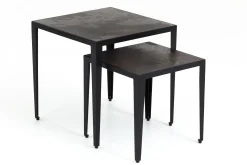 Discount Flamant Georgion, Bijzettafel, Vierkant, Set Van 2