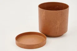 Sale Flamant Gregg, Plantenbak, Roest, Met Schotel, L