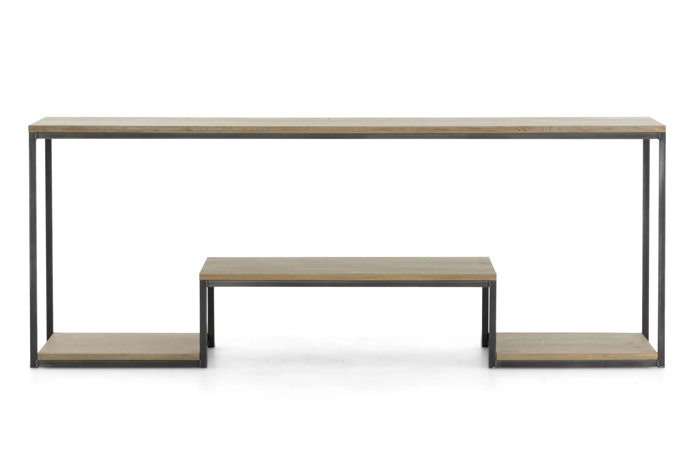 Discount Flamant Hattie, Consoletafel, Verweerd Eiken En Ijzer