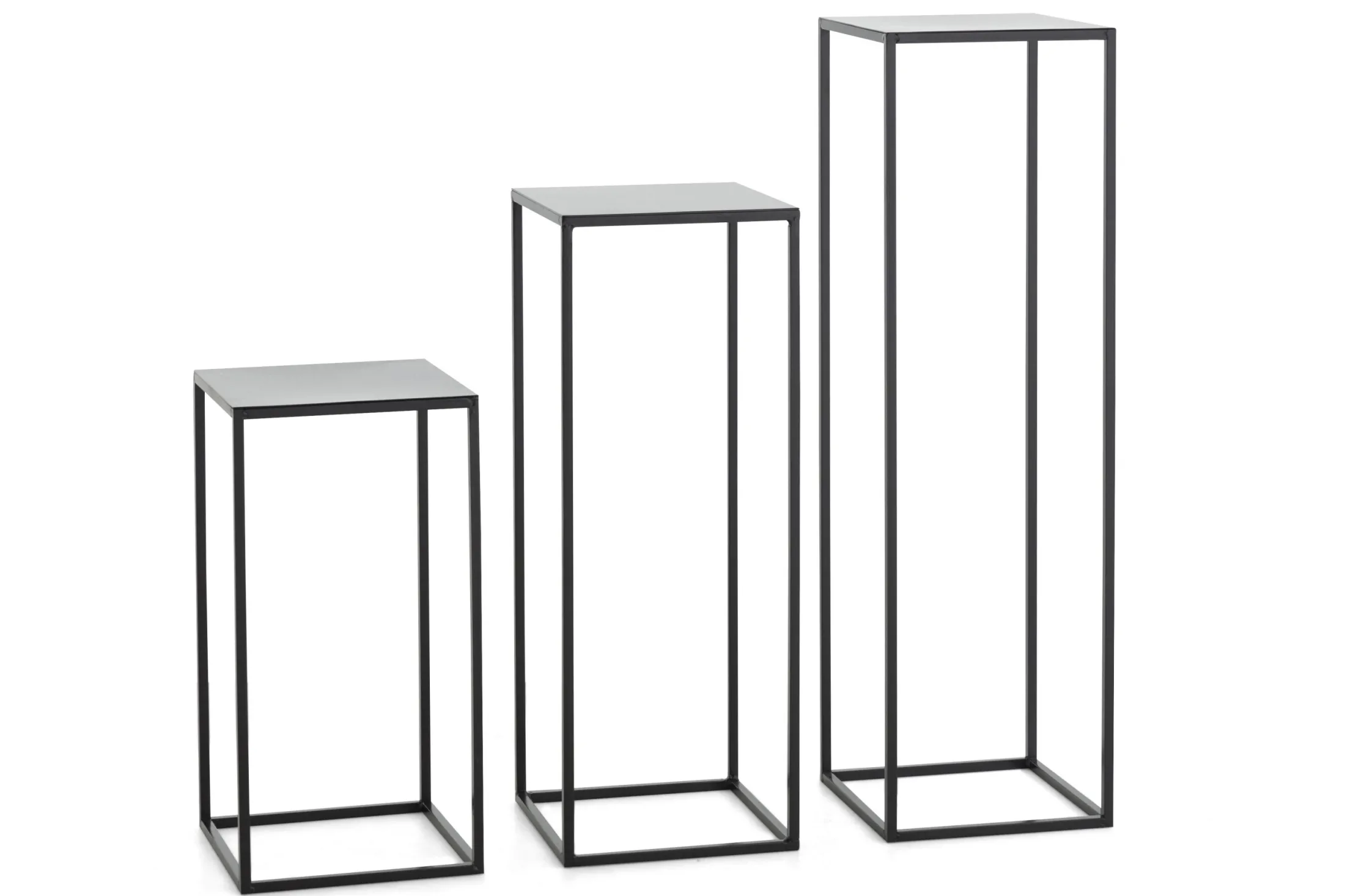 Best Flamant Isaac, Standaard, Metaal, Zwart, H 55 Cm