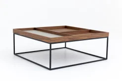 Online Flamant Jalon, Salontafel, Vierkant, Hout En Metaal