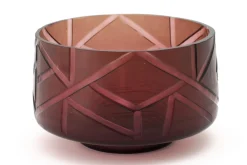 New Flamant Jelger, Kom, Glas, Rook/Mauve, L