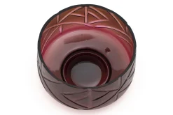 New Flamant Jelger, Kom, Glas, Rook/Mauve, L