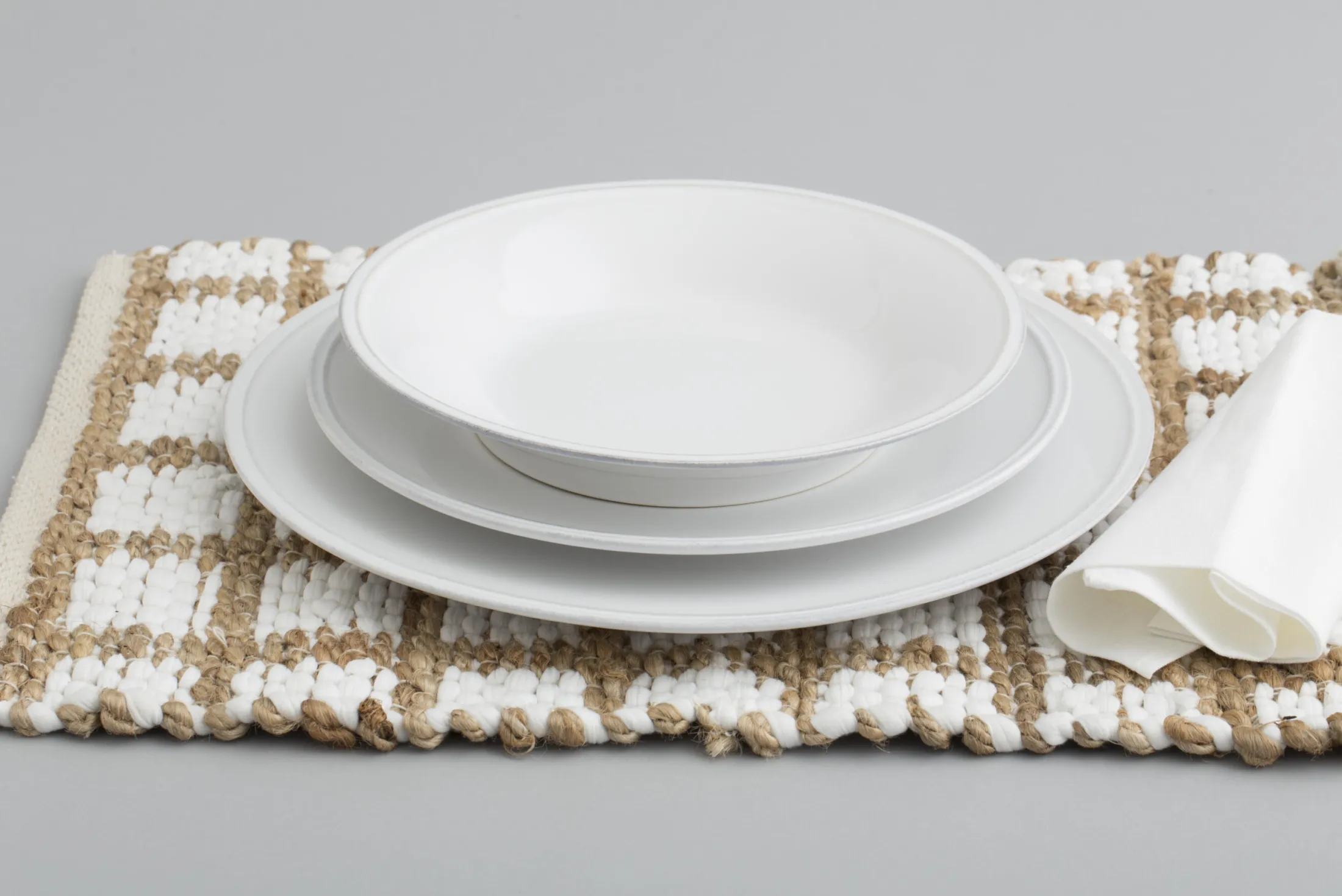 Clearance Flamant Jille, Bord, Keramiek, Wit, 34Cm