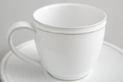 Clearance Flamant Jille, Kop En Schotel, Keramiek, Wit, M, 150 Ml