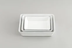 Hot Flamant Jille, Ovenschaal, Keramiek, Wit, 30Cm