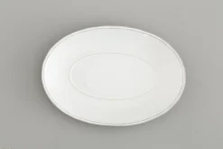 Hot Flamant Jille, Serveerbord, Keramiek, Wit, 30Cm