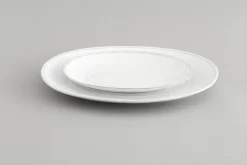 Hot Flamant Jille, Serveerbord, Keramiek, Wit, 30Cm