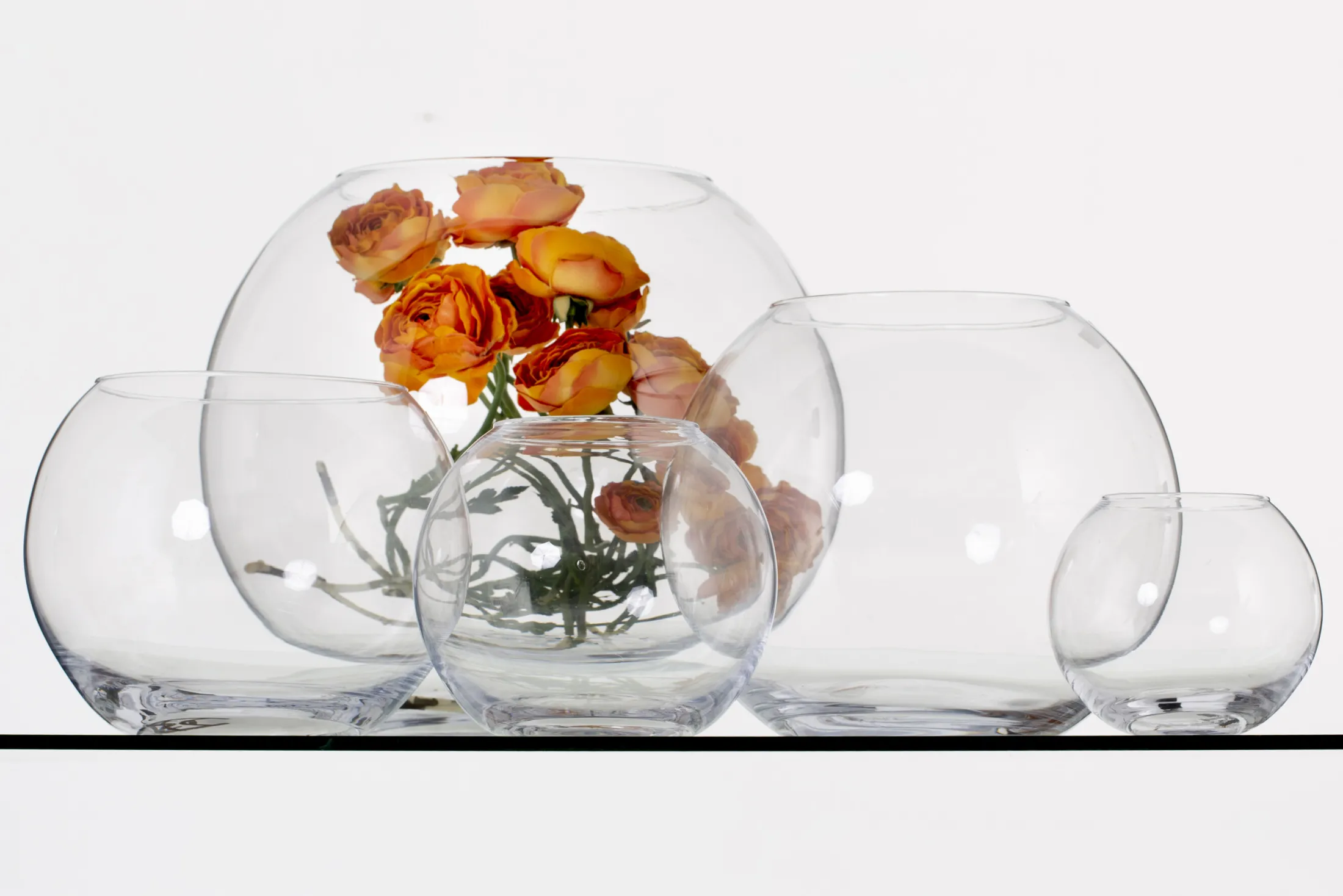 Flamant Kula, Vaas, Glas, 20Cm