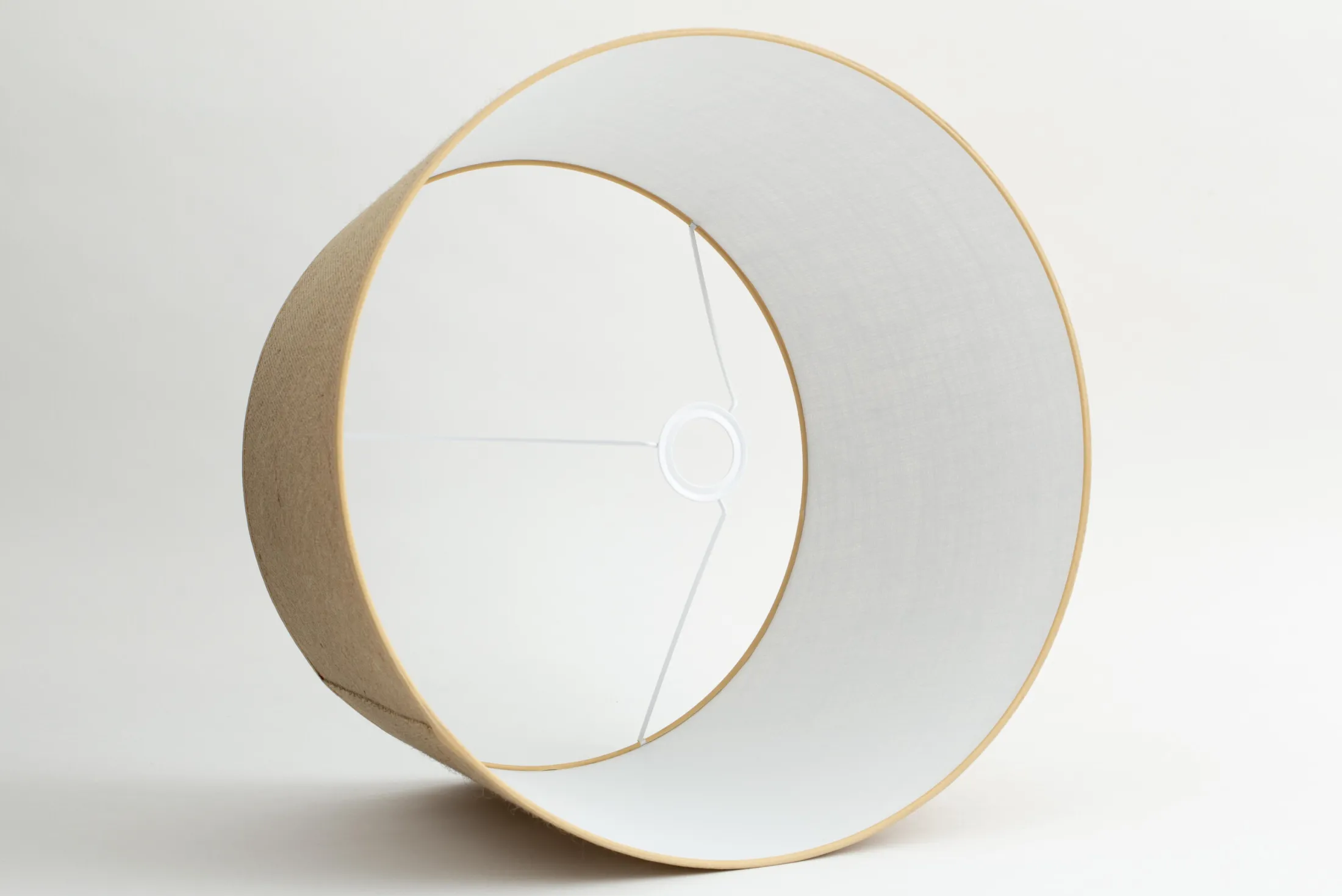 Outlet Flamant Lindro, Lampenkap, Jute, Cilinder, 50 Cm