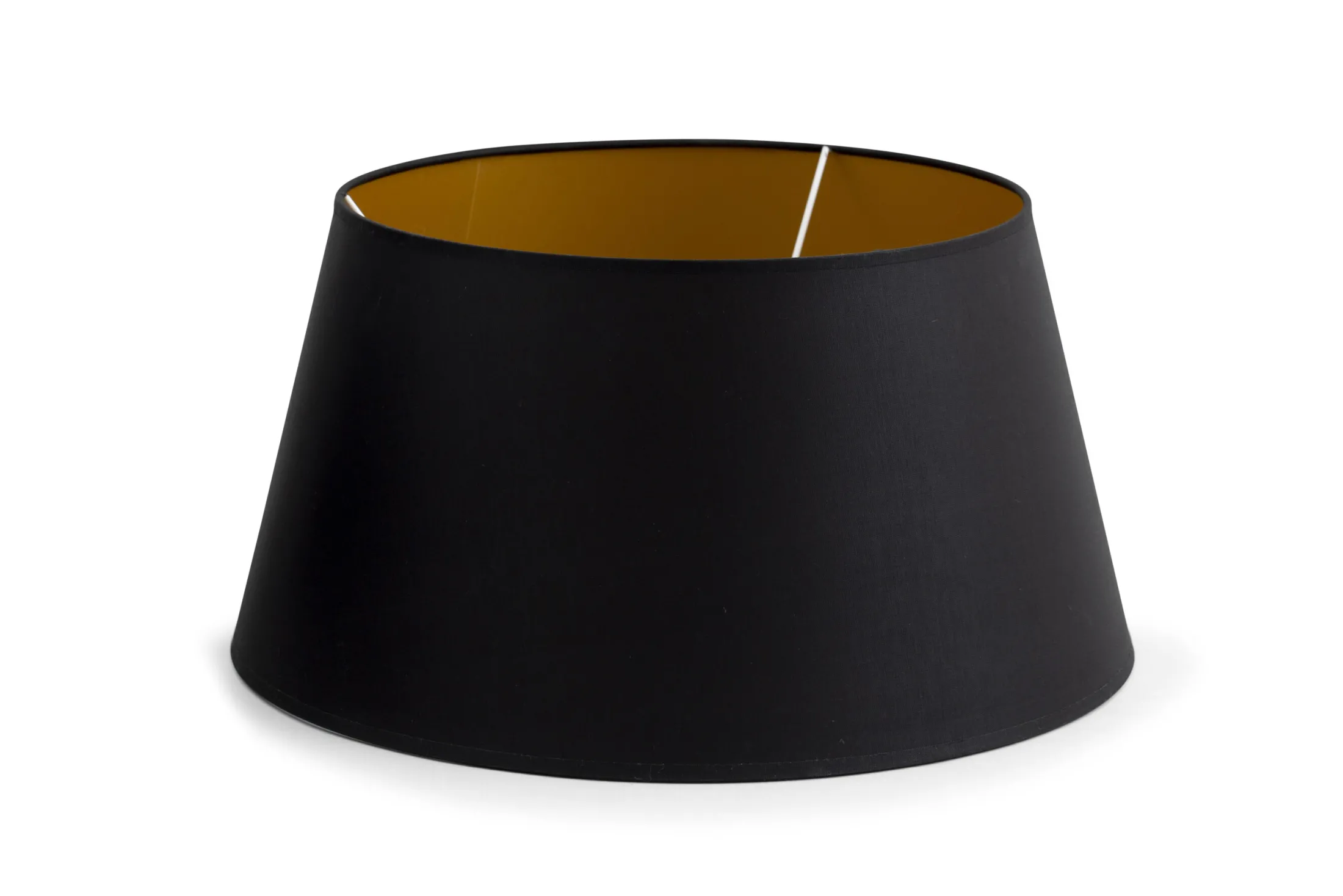 Sale Flamant Lindro, Lampenkap, Zwart En Goud, Cilinder, 40 Cm