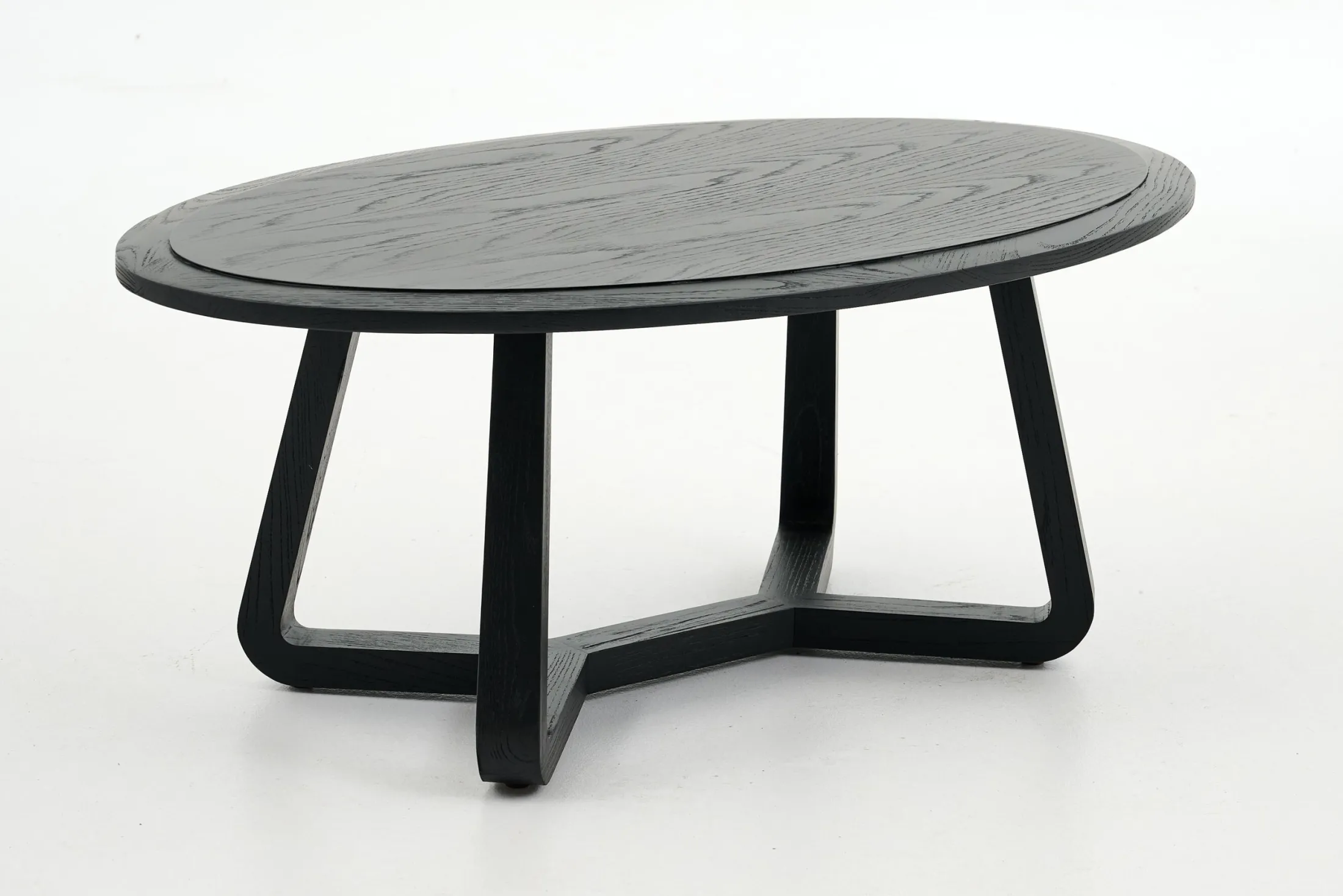 Hot Flamant Livy, Salontafel, Ovaal, Zwart, S