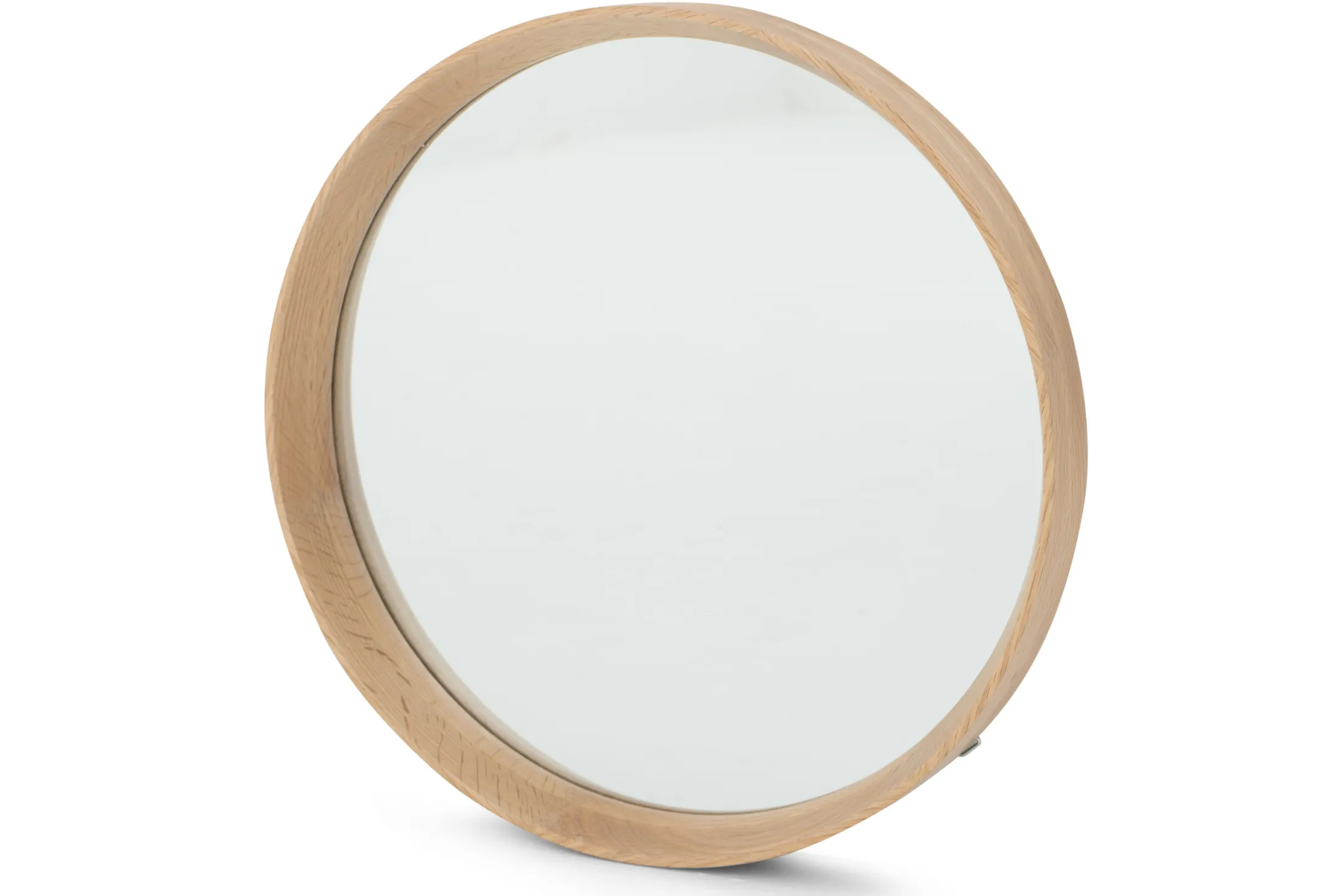 Discount Flamant Lucente, Spiegel, Eiken, Rond, 46Cm