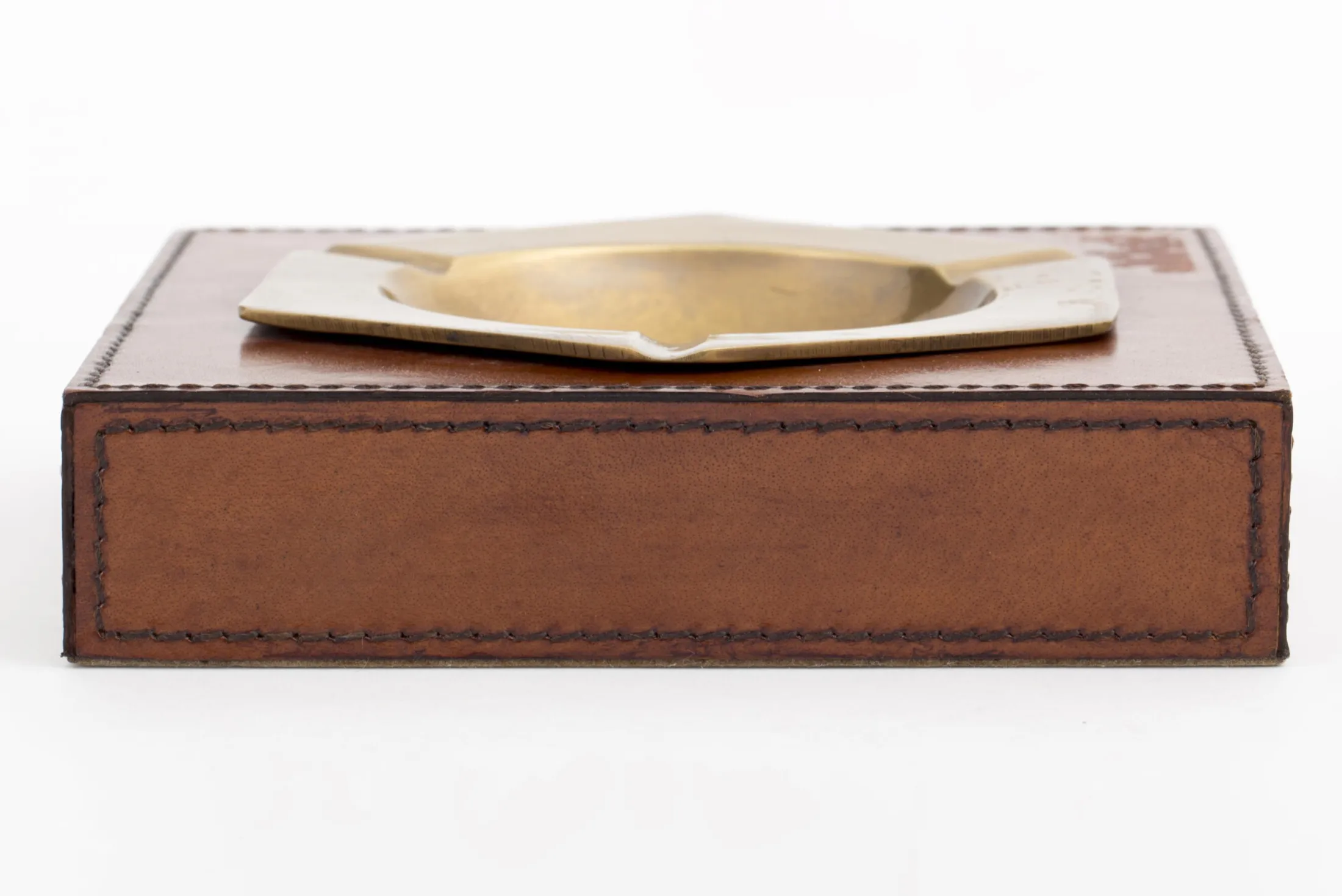 Sale Flamant Manhattan, Asbak, Bruin Leer