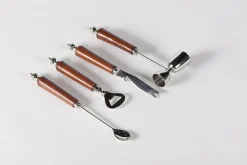 Clearance Flamant Manhattan, Cocktailjigger, Bruin Leer