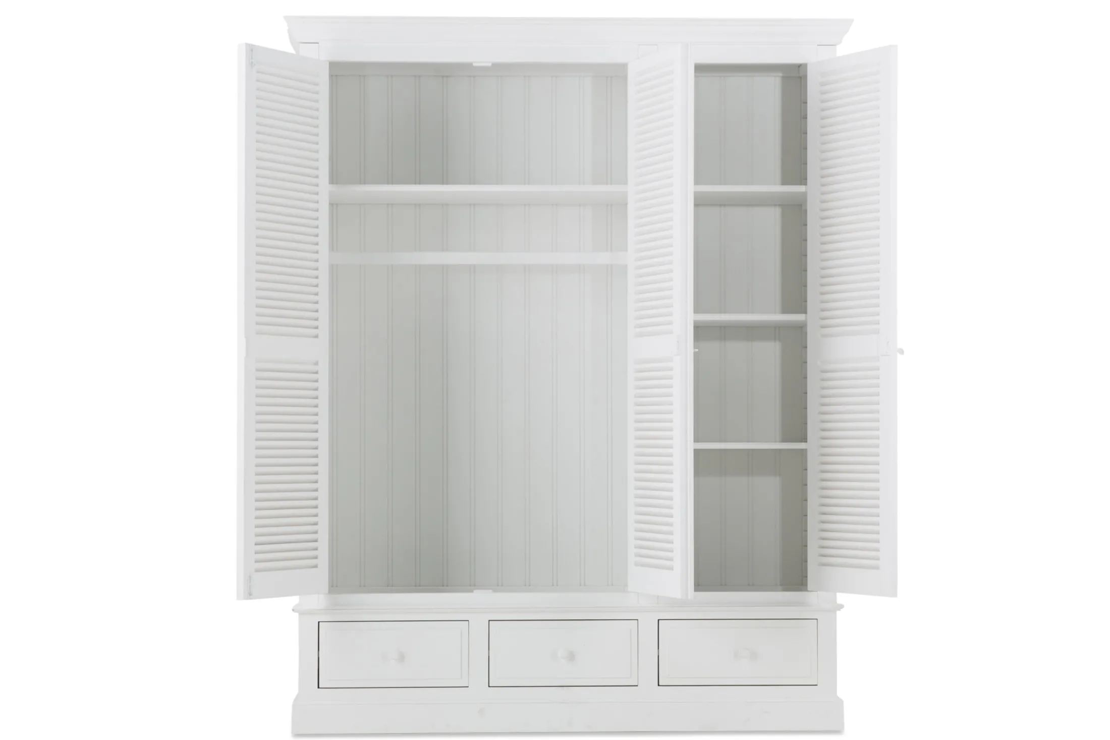 Discount Flamant Marie, Kledingkast, Wit, 3 Deuren