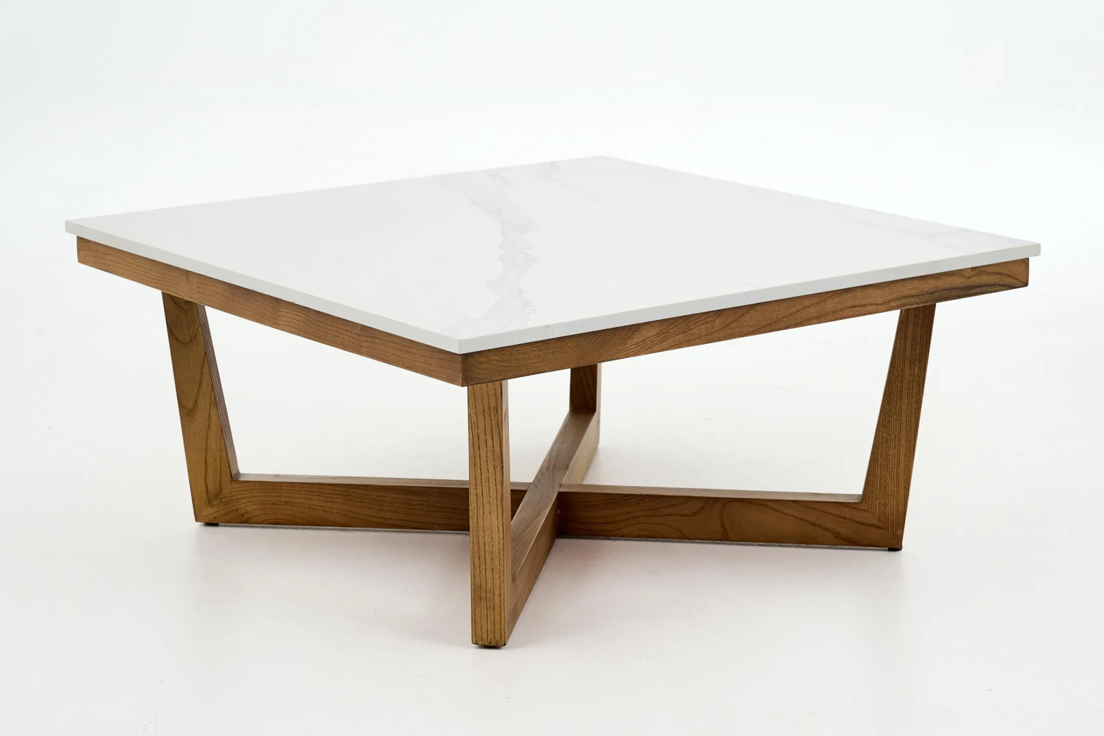 Online Flamant Marnix, Salontafel, Eiken En Steen, 90X90