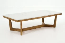 Flamant Marnix, Salontafel, Eiken En Steen, 140X70