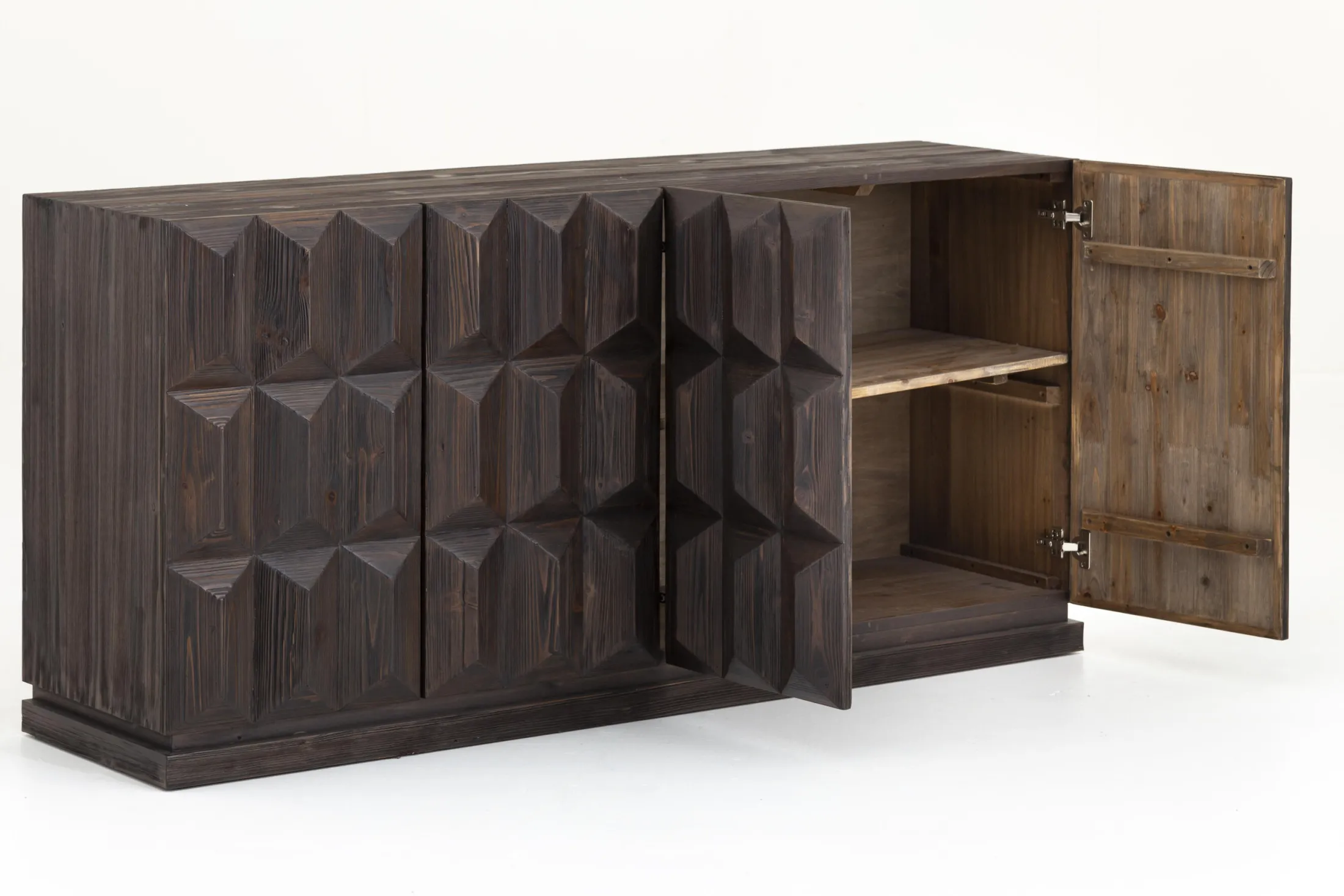 Hot Flamant Matthews, Dressoir, 4 Deuren, Bruin