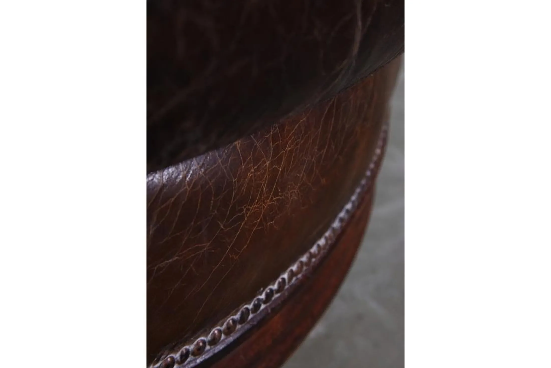 Hot Flamant Melbury, Club Fauteuil, Donkerbruin, Leer